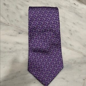 Vineyard Vines Purple Tie with White Pattern Colorado Rockies baseball